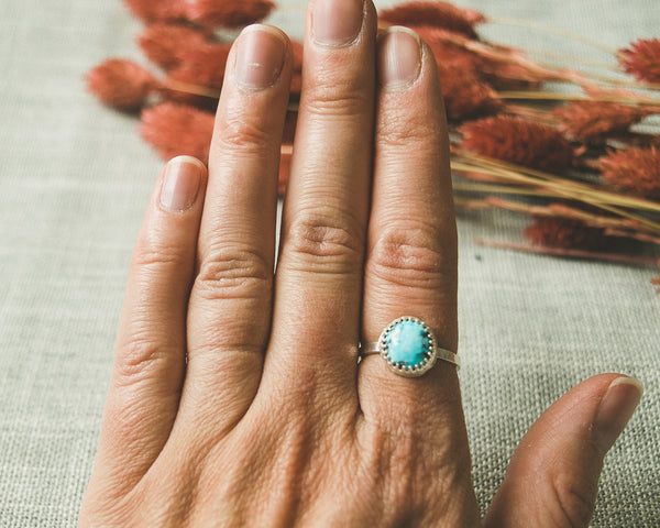 Sierra Bella Turquoise Ring - Size 7.5